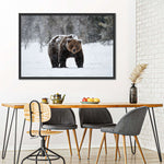 Winter Grizzly Bear Wall Art