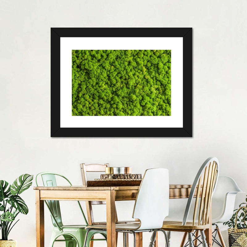 Green Reindeer Moss Wall Art