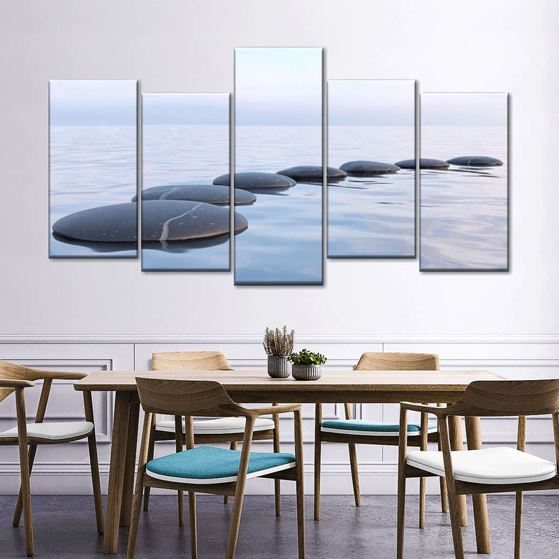 Water Zen Stones Wall Art