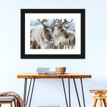 Snow Reindeer Wall Art