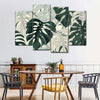 Jungle Monstera Leaves Wall Art