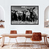 Monochrome Angus Cows Wall Art