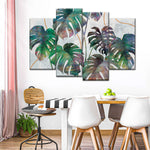 Monstera Leaves Wall Art