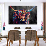 Highland Cow Acrylic Wall Art