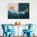 Sun And Moon Outdoor Wall Art