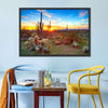 Sonoran Desert Sunset Landscape Wall Art