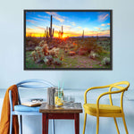 Sonoran Desert Sunset Landscape Wall Art