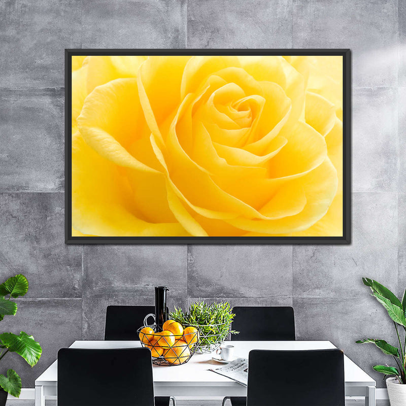 Yellow Rose Petals Wall Art