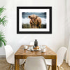 Lakeside Highland Cow Wall Art