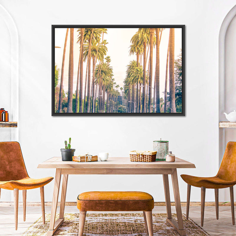 Palm Trees In Los Angeles Wall Art