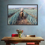 Inspecting Agave Plantation Wall Art