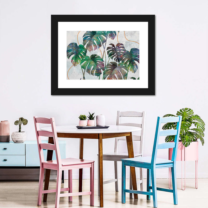 Monstera Leaves Wall Art