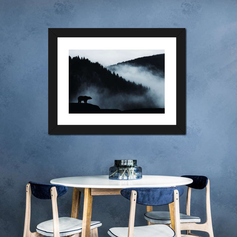Misty Mountain Bear Wall Art