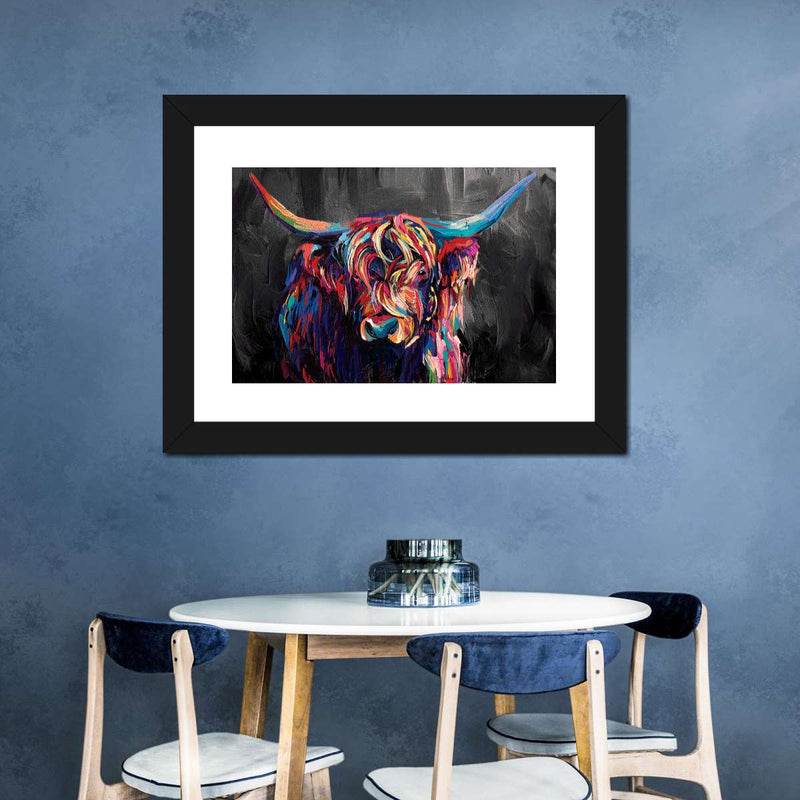 Highland Cow Acrylic Wall Art