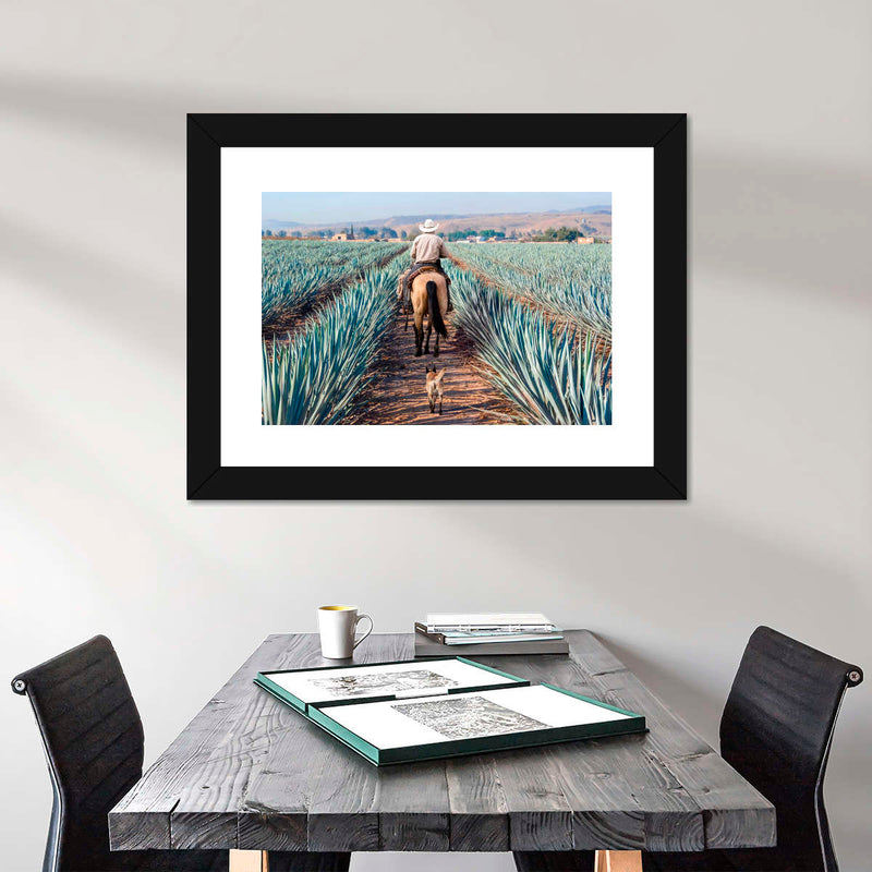 Inspecting Agave Plantation Wall Art