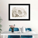 Pure White Roses Wall Art