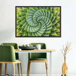 Spiral Succulent Wall Art