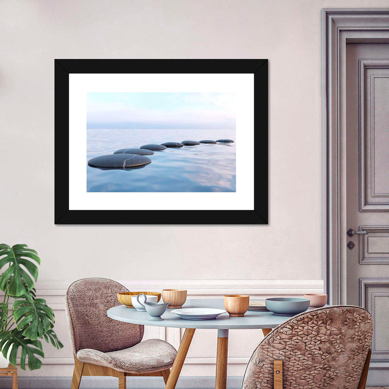 Water Zen Stones Wall Art