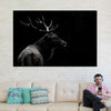 Monochrome Bull Elk Wall Art