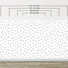 Circle Polka Dots Pattern Peel and Stick Wallpaper | Removable Wall Mural #6206