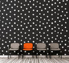 Circle Polka Dots Pattern Peel and Stick Wallpaper | Removable Wall Mural #6206