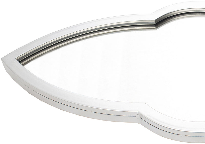 Pollham Traditional Gray Wall Mirror
