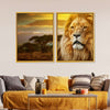 Lion In African Safari Wall Art