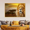 Lion In African Safari Wall Art