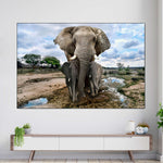 Safari Elephants Wall Art