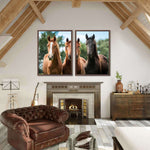Young Horses Wall Art