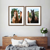 Young Horses Wall Art