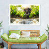 Waterfall Elephant Wall Art