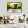 Waterfall Elephant Wall Art