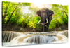 Waterfall Elephant Wall Art