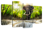 Waterfall Elephant Wall Art