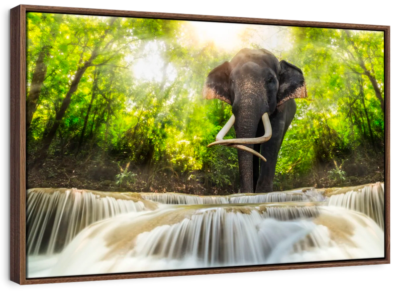 Waterfall Elephant Wall Art