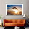 Jumping Dolphin Wall Art