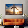 Jumping Dolphin Wall Art