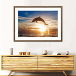 Jumping Dolphin Wall Art