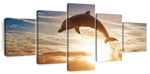 Jumping Dolphin Wall Art