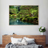 Zen Lakeside Bonsai Trees Wall Art