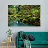 Zen Lakeside Bonsai Trees Wall Art