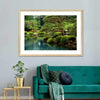 Zen Lakeside Bonsai Trees Wall Art