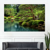 Zen Lakeside Bonsai Trees Wall Art