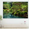 Zen Lakeside Bonsai Trees Wall Art