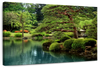 Zen Lakeside Bonsai Trees Wall Art