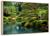 Zen Lakeside Bonsai Trees Wall Art