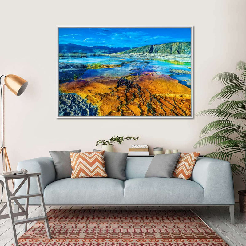 Yellowstone Mammoth Hot Springs Wall Art