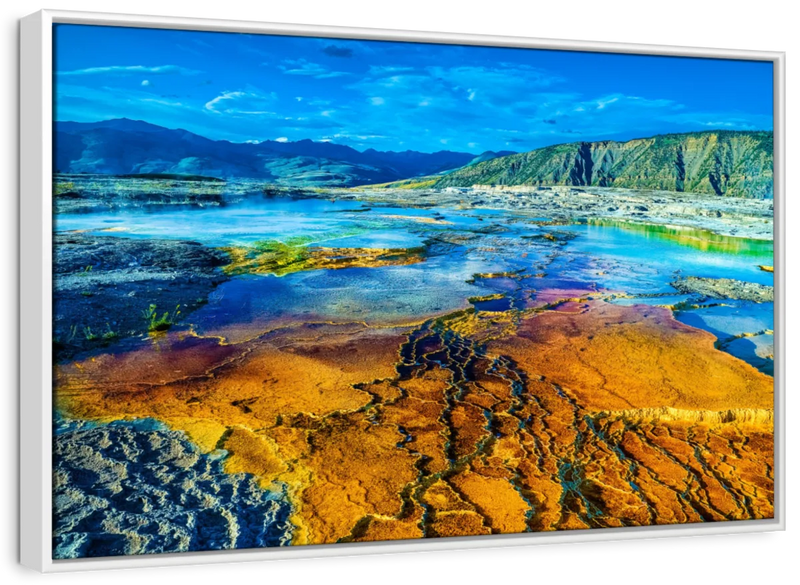 Yellowstone Mammoth Hot Springs Wall Art