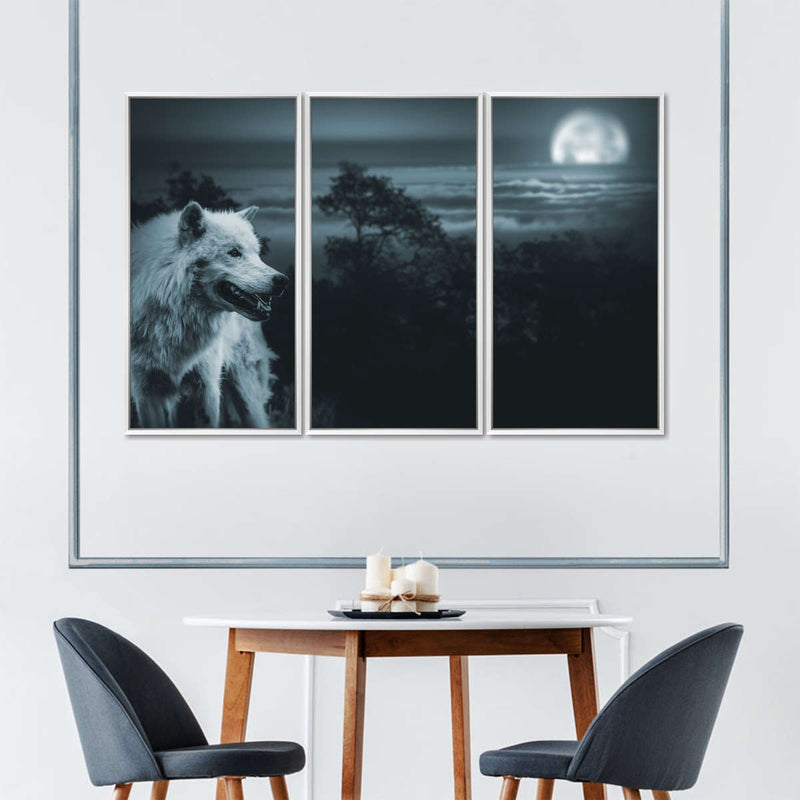 Moon Wolf Wall Art